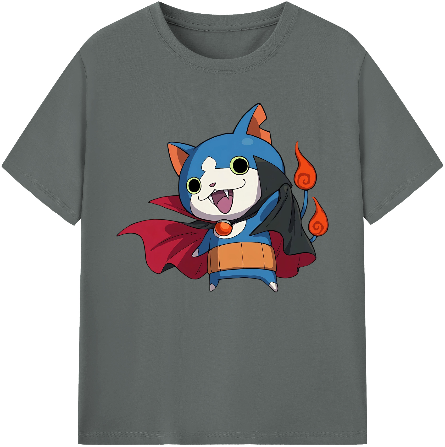 （画像用） 妖怪ウォッチ Yo-kai Watch 綿100％ メンズ半袖Tシャツ｜肌触りやわらか＆通気性